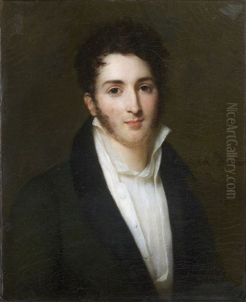 Portrait D'homme Oil Painting by Marie-Genevieve Bouliard