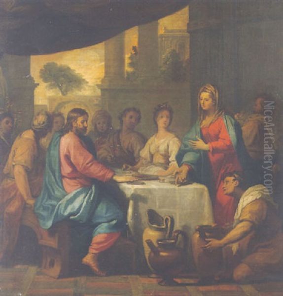 The Marriage At Cana Oil Painting by Louis de Boulogne the Younger