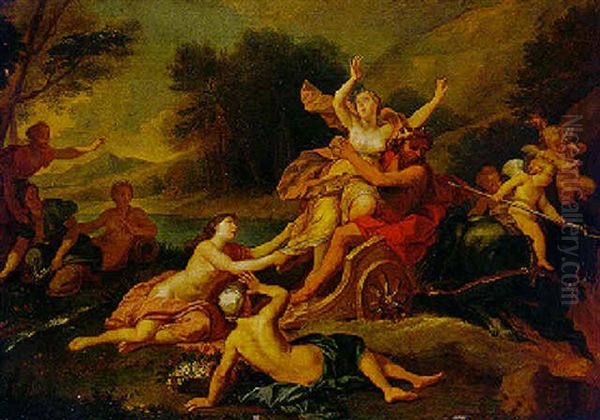 The Rape Of Persephone Oil Painting by Louis de Boulogne the Younger