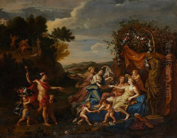 Mars Et Venus Oil Painting by Bon De Boulogne