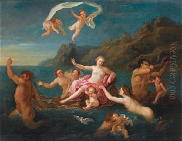 Triumph Der Amphitrite Oil Painting by Bon De Boulogne