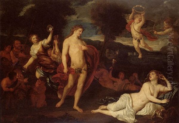 Bacchus And Ariadne Oil Painting by Bon De Boulogne