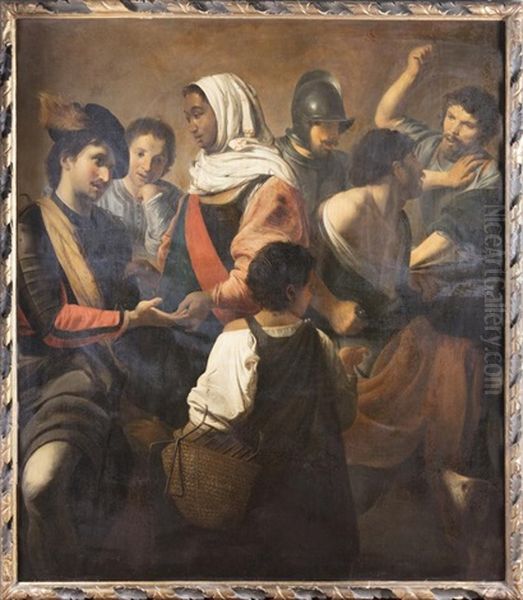 Good Luck Oil Painting by Valentin De Boulogne