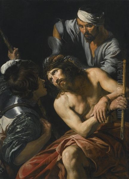 The Crowning With Thorns Oil Painting by Valentin De Boulogne