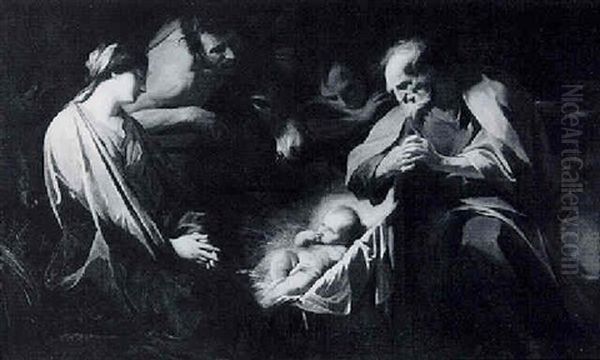 The Nativity Oil Painting by Valentin De Boulogne