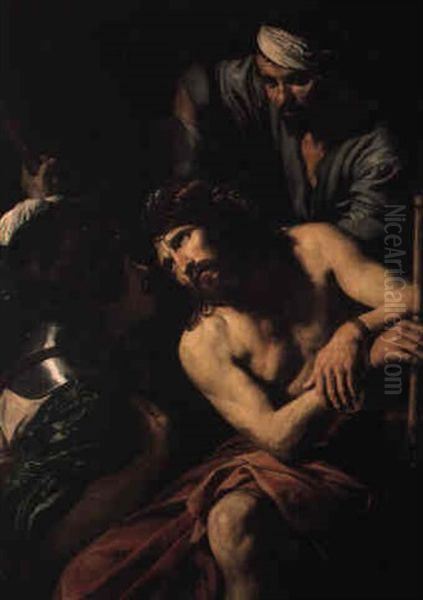 The Crowning With Thorns Oil Painting by Valentin De Boulogne