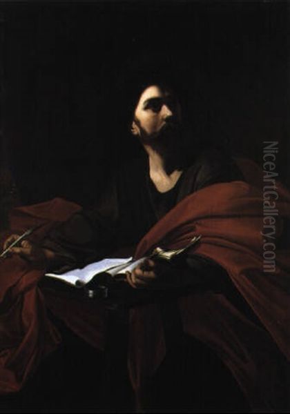 San Luca Oil Painting by Valentin De Boulogne