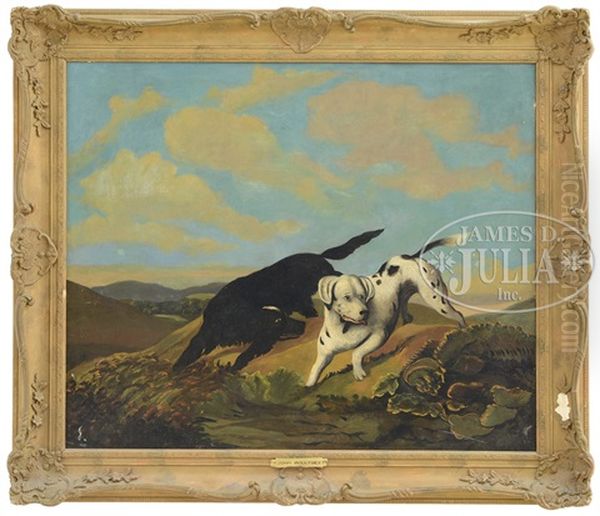 My Hunting Dogs Oil Painting by John Boultbee