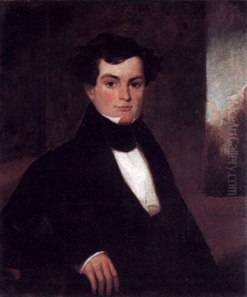 Portrait Of William H. Quincy Oil Painting by Henry B. Bounetheau