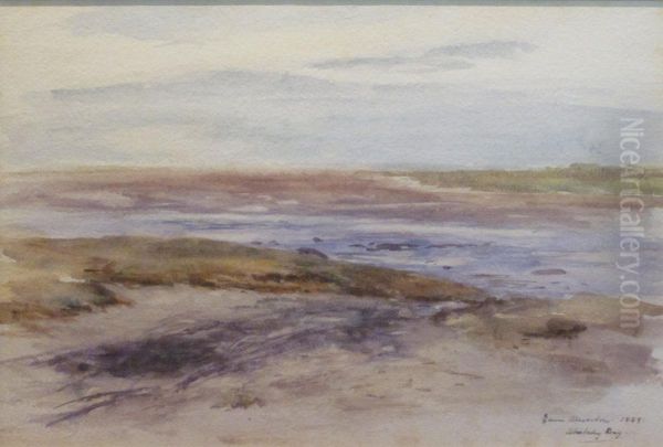 Aberlady Bay Oil Painting by Edwin John Alexander