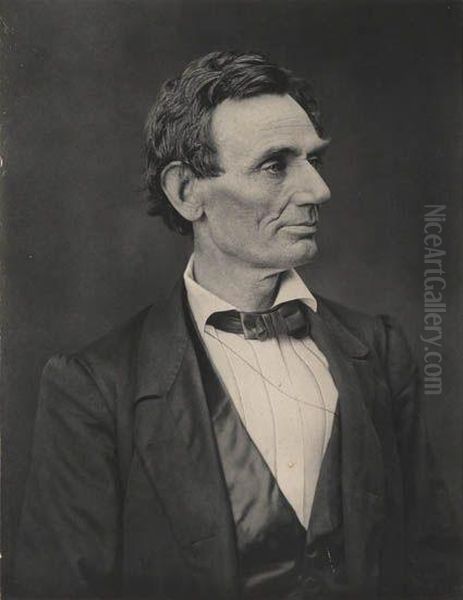 Portrait Of Abraham Lincoln Oil Painting by George Alexander