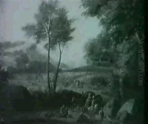 Landscape With Figures by Pieter Bout