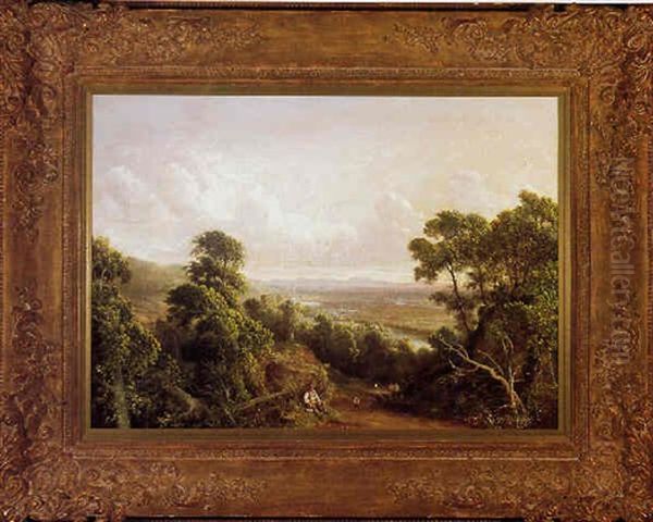 A View Of Troy, New York by Dewitt Clinton Boutelle