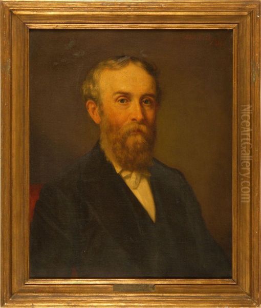 Portrait Of A Civil War General Oil Painting by George Peter Alexander