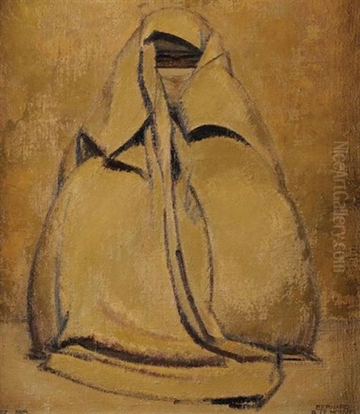 Fatma A Fez Oil Painting by Bernard Boutet De Monvel