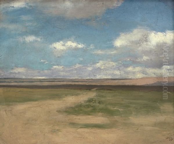 Paysage De Touraine Oil Painting by Louis Maurice Boutet de Monvel