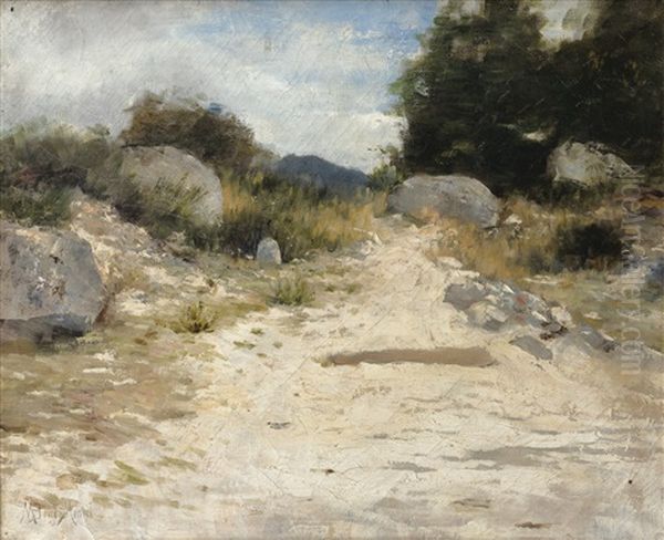 Le Chemin Oil Painting by Louis Maurice Boutet de Monvel