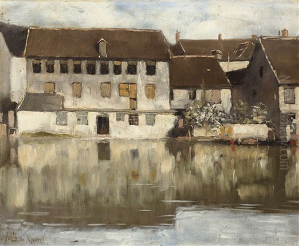 Bords Du Loing Oil Painting by Louis Maurice Boutet de Monvel