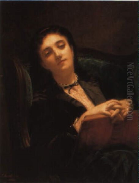 Hours Of Leisure Oil Painting by Charles Edouard Boutibonne