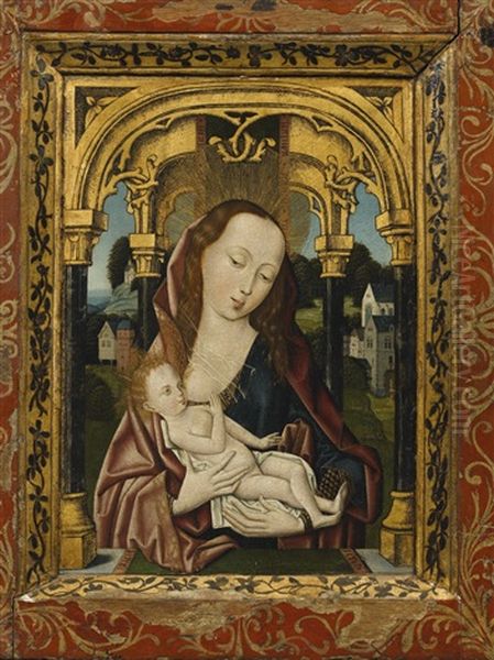 La Vierge A L'enfant Oil Painting by Dieric Bouts the Elder