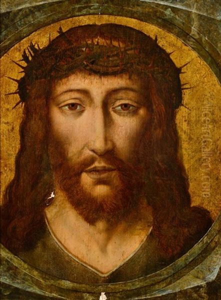 Portrait Du Christ Oil Painting by Dieric Bouts the Elder