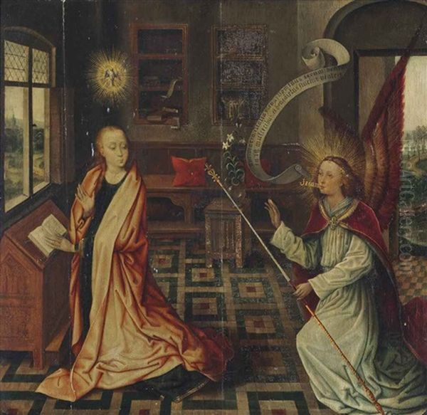 The Annunciation Oil Painting by Dieric Bouts the Elder