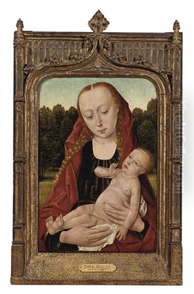 The Virgin And Child Oil Painting by Dieric Bouts the Elder