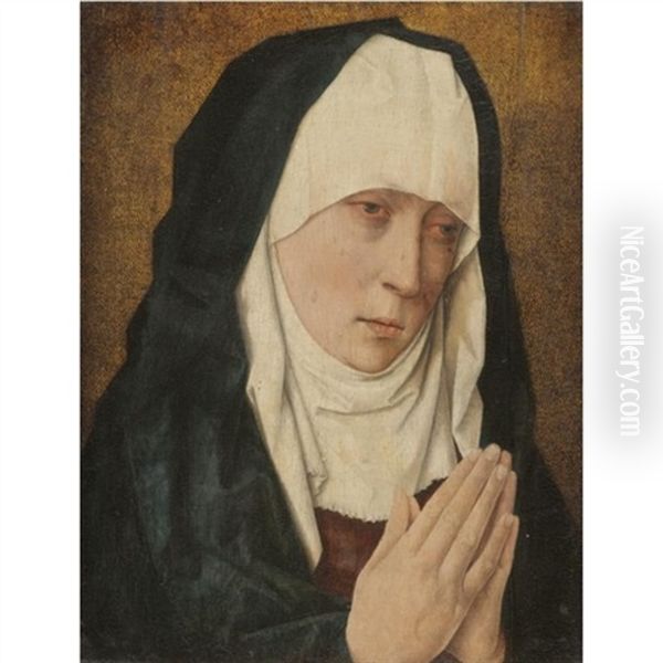 Mater Dolorosa Oil Painting by Dieric Bouts the Elder