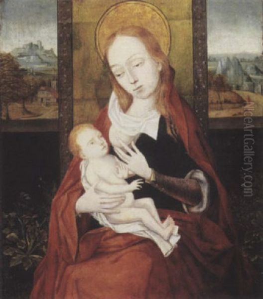 The Virgin And Child Oil Painting by Dieric Bouts the Elder