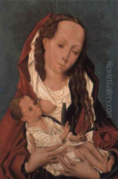 The Virgin And Child Oil Painting by Dieric Bouts the Elder