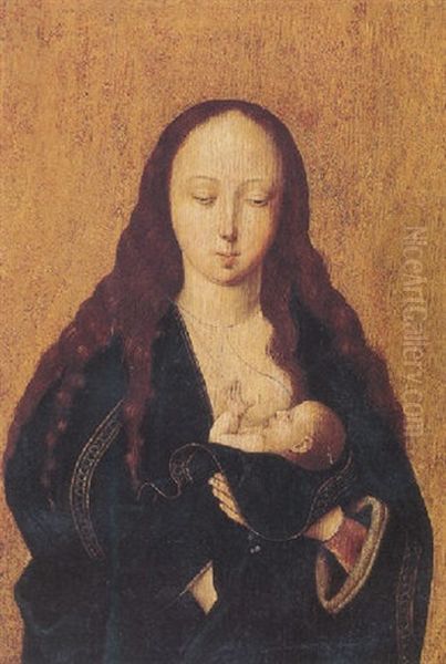 Virgin And Child Oil Painting by Dieric Bouts the Younger