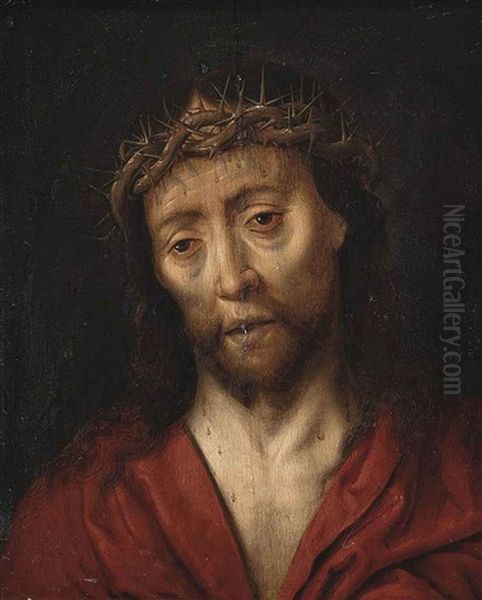 Ecce Homo Oil Painting by Aelbrecht Bouts