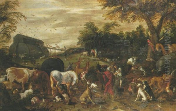 Noah's Ark Oil Painting by Frederik Bouttats the Elder