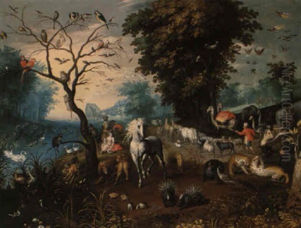 Noah's Ark Oil Painting by Frederik Bouttats the Elder