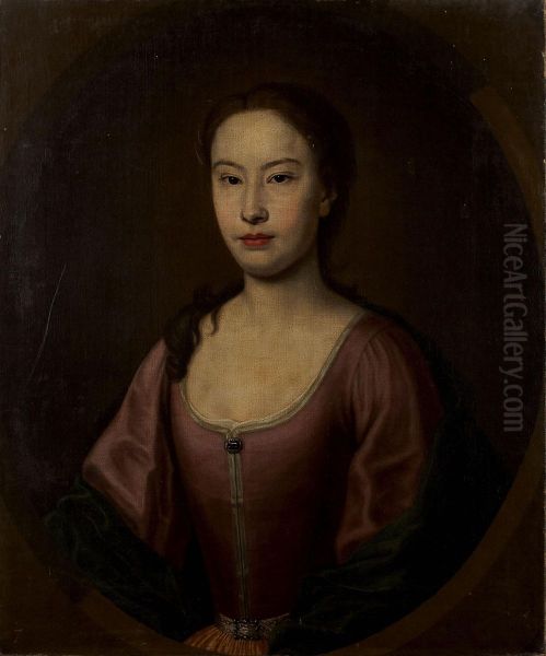 Half Length Portrait Of Lady Jane Keith Oil Painting by John Alexander