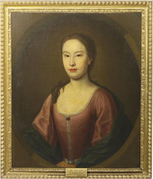 Portrait Of Lady Jean Keith Oil Painting by John Alexander