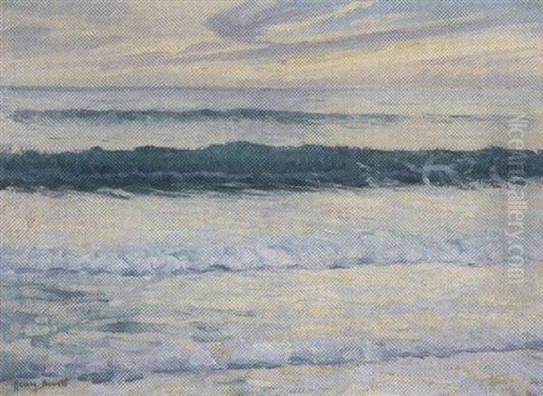 Les Vagues Oil Painting by Henry Bouvet