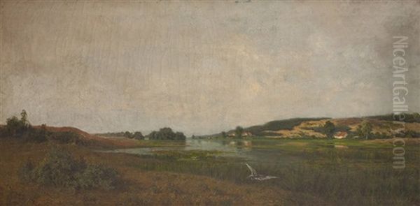 Fleuve Tranquille Oil Painting by Gustavus Arthur Bouvier