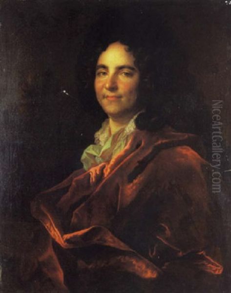 Portrait De Gentilhomme Oil Painting by Andre Bouys