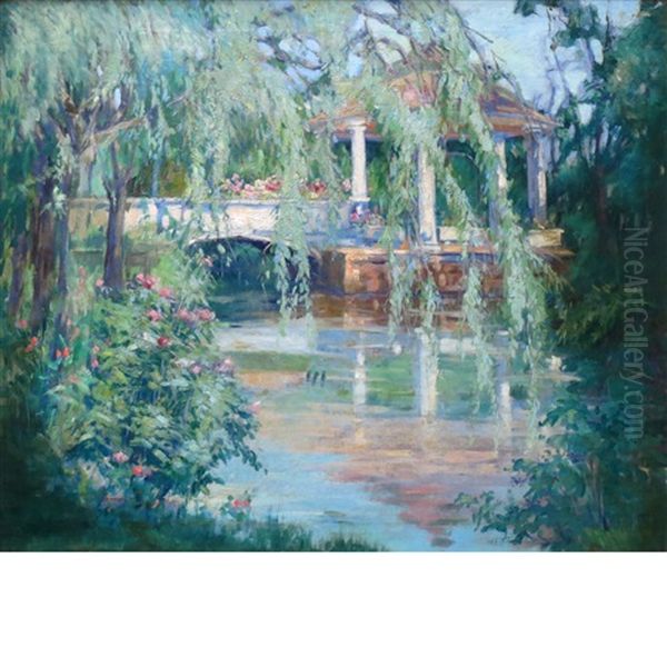 The Gazebo Oil Painting by Harriette Bowdoin