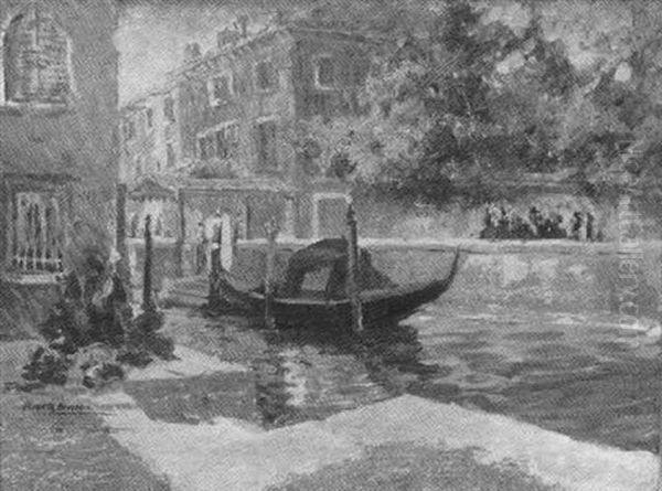 Venetian Scene Oil Painting by Harriette Bowdoin