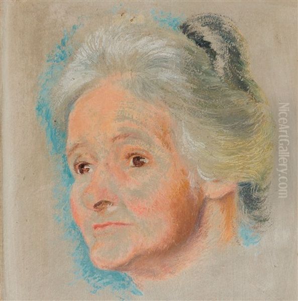 Edith Ellen Postgate Oil Painting by Stella Bowen