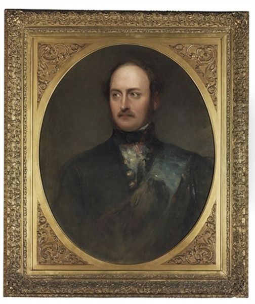 Portrait Of Prince Albert Oil Painting by William (Sir) Boxall