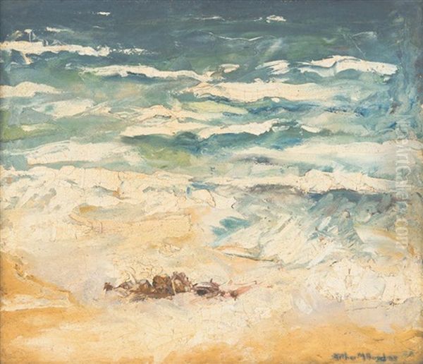 In Coming Tide, Port Phillip Bay Oil Painting by Arthur Merric Boyd