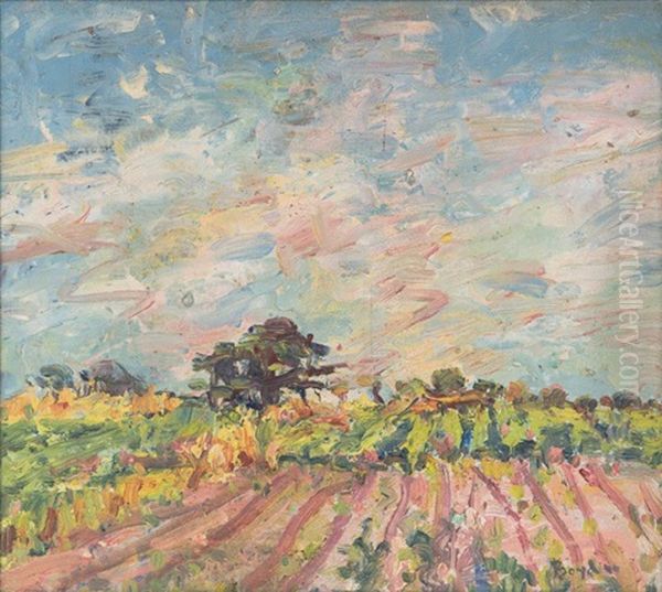 The Ploughed Paddock Oil Painting by Arthur Merric Boyd