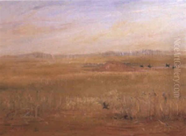 Wimmera Landscape Oil Painting by Arthur Merric Boyd