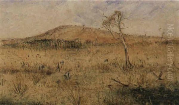 Wimmera Landscape Oil Painting by Arthur Merric Boyd