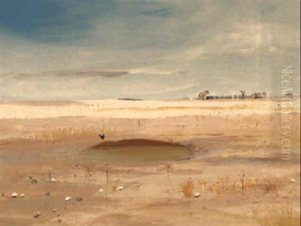 The Waterhole Oil Painting by Arthur Merric Boyd