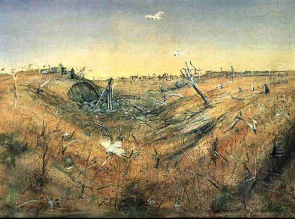 The Old Mine Oil Painting by Arthur Merric Boyd