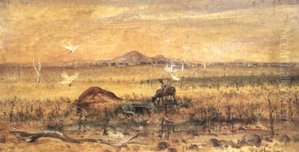 Wimmera Landscape Oil Painting by Arthur Merric Boyd